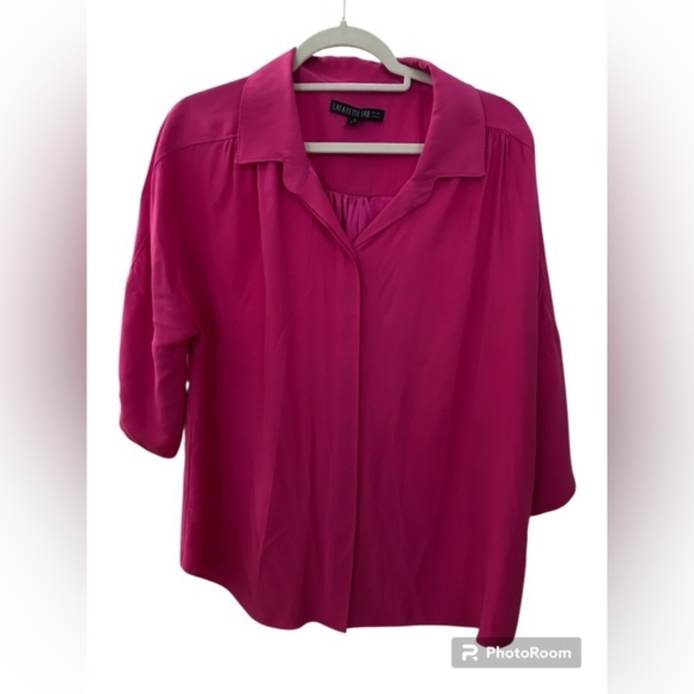 EUC Lafayette 148 Silk Top, Large